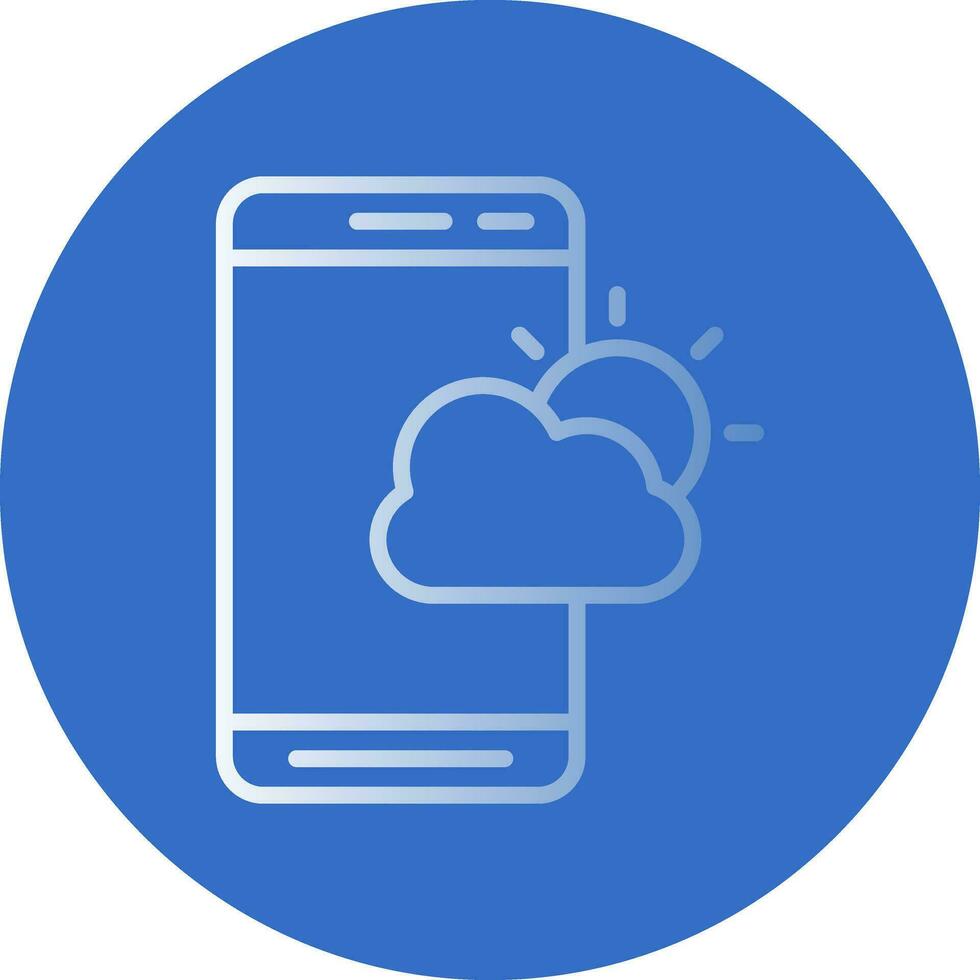 Weather App  Vector Icon Design