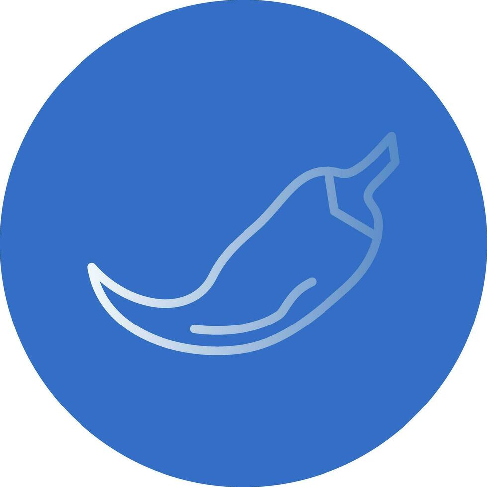 Red Chili Vector Icon Design