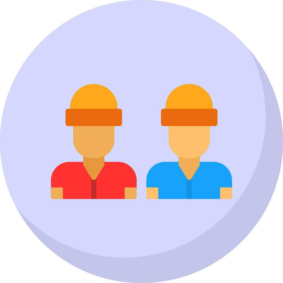 Workers  Vector Icon Design