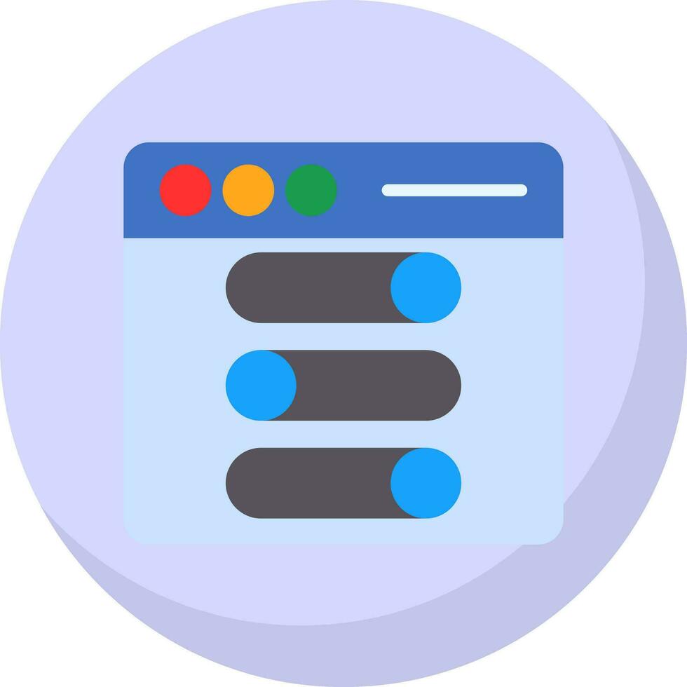 Setting  Vector Icon Design