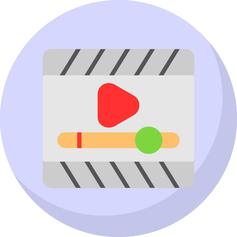 Video Player  Vector Icon Design