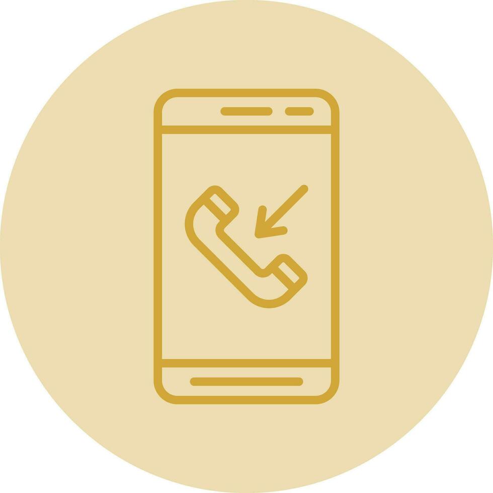 Incoming Call  Vector Icon Design