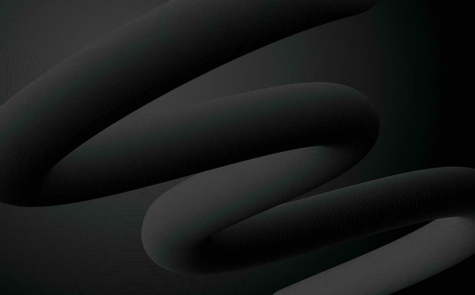 Black gray satin dark fabric texture luxurious shiny that is abstract silk cloth background with patterns soft waves blur beautiful. vector