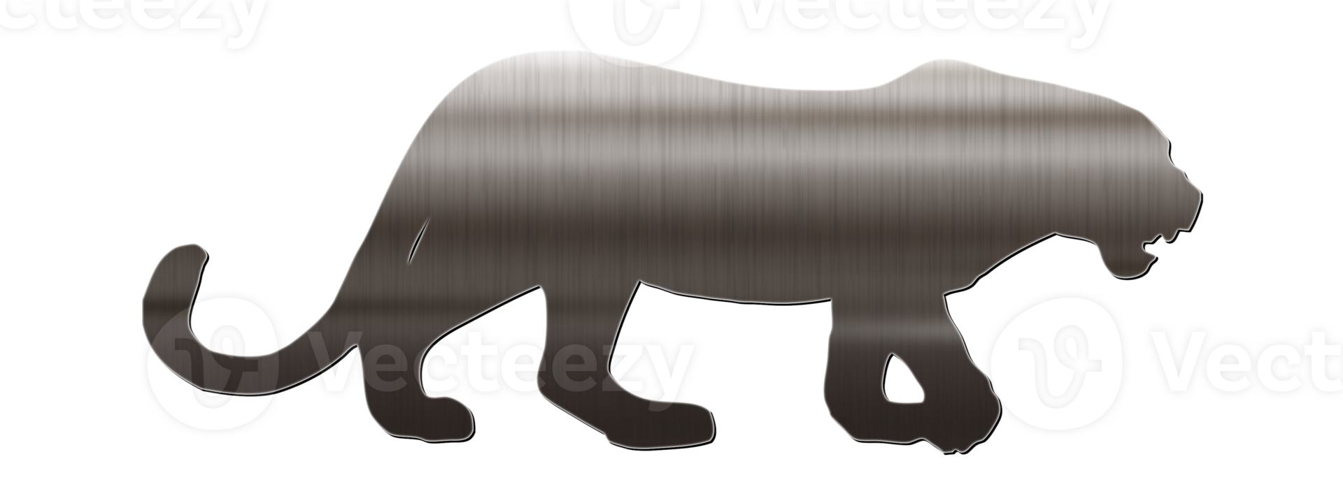 leopard logo metal effects png