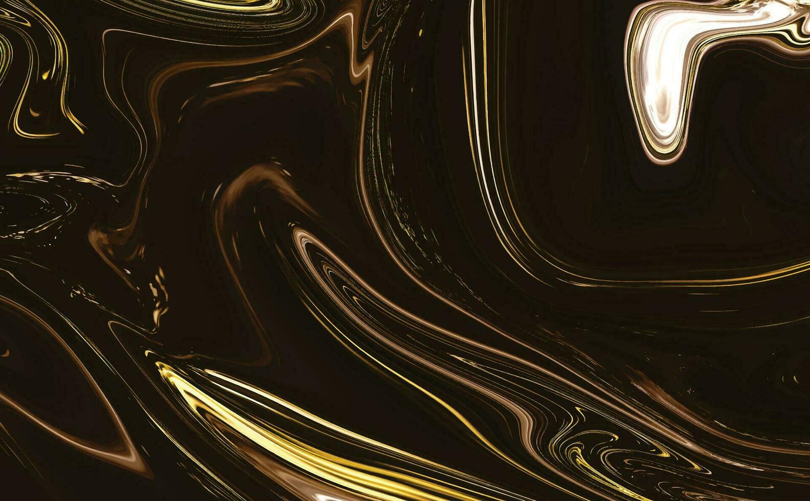 Abstract marble background fluid art painting alcohol ink style with a mix of black, gold colours. Beautiful swirl marble background. vector