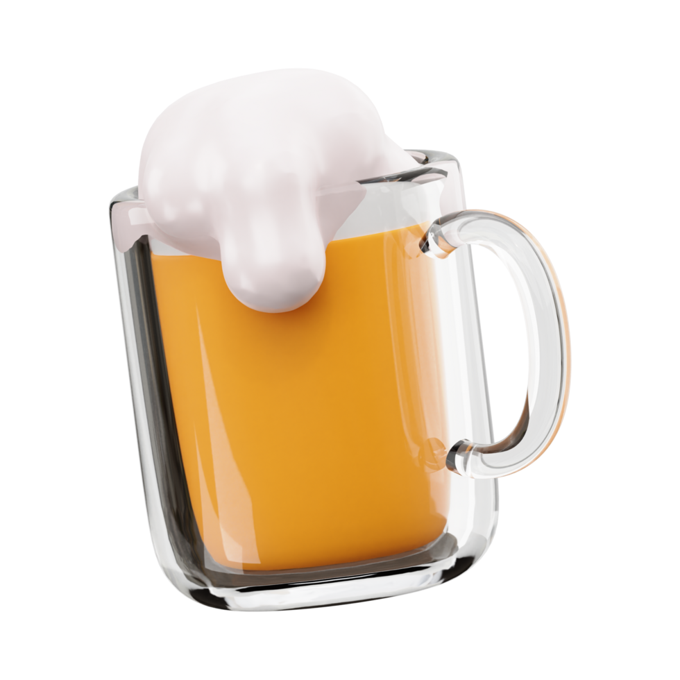 juss in glass  Generative Ai png