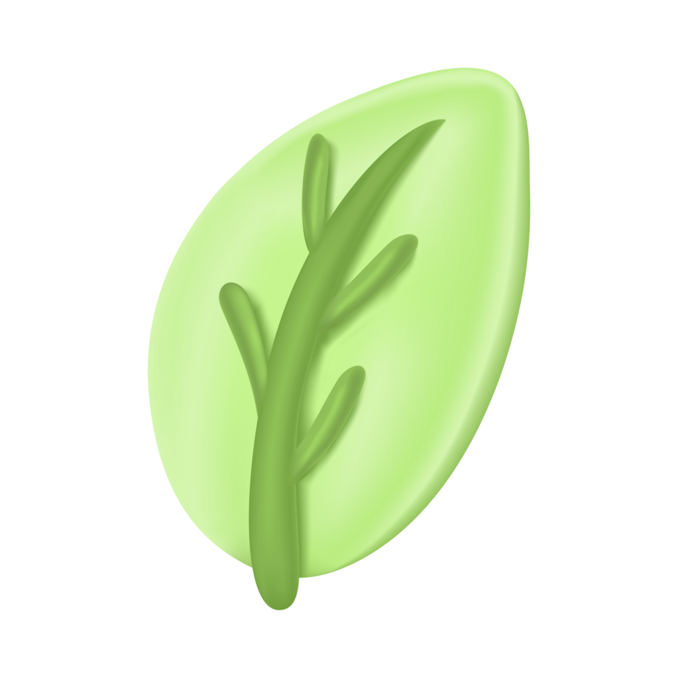 Flower leave  Generative Ai png