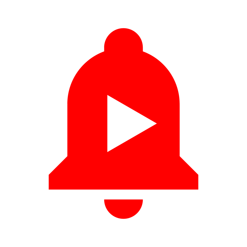 Red Bell Icon Generative Ai png