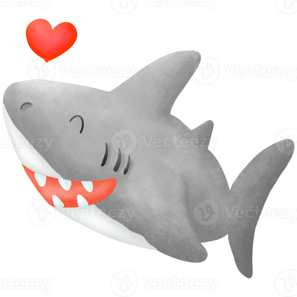 The cute shark png