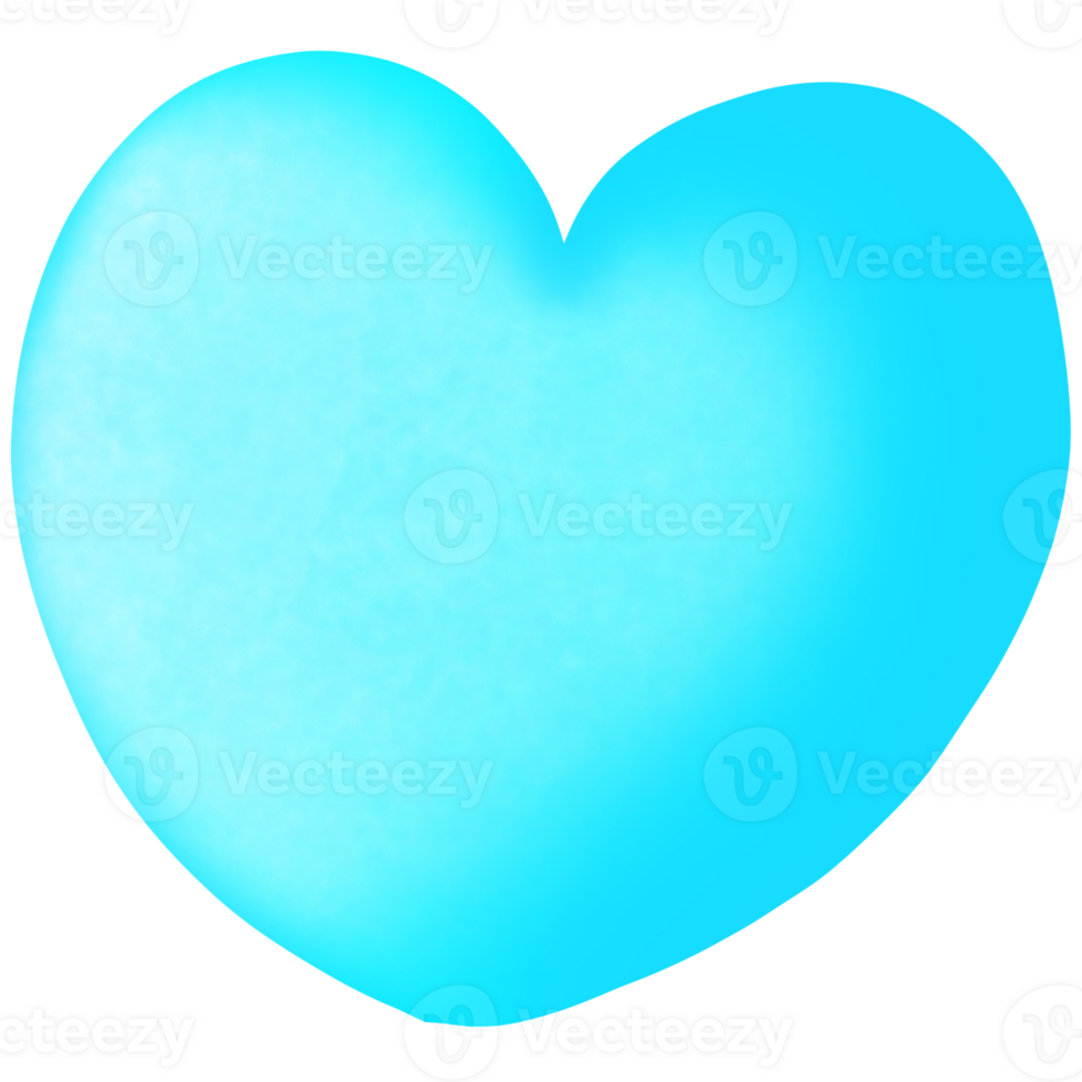 The blue heart 27990655 PNG