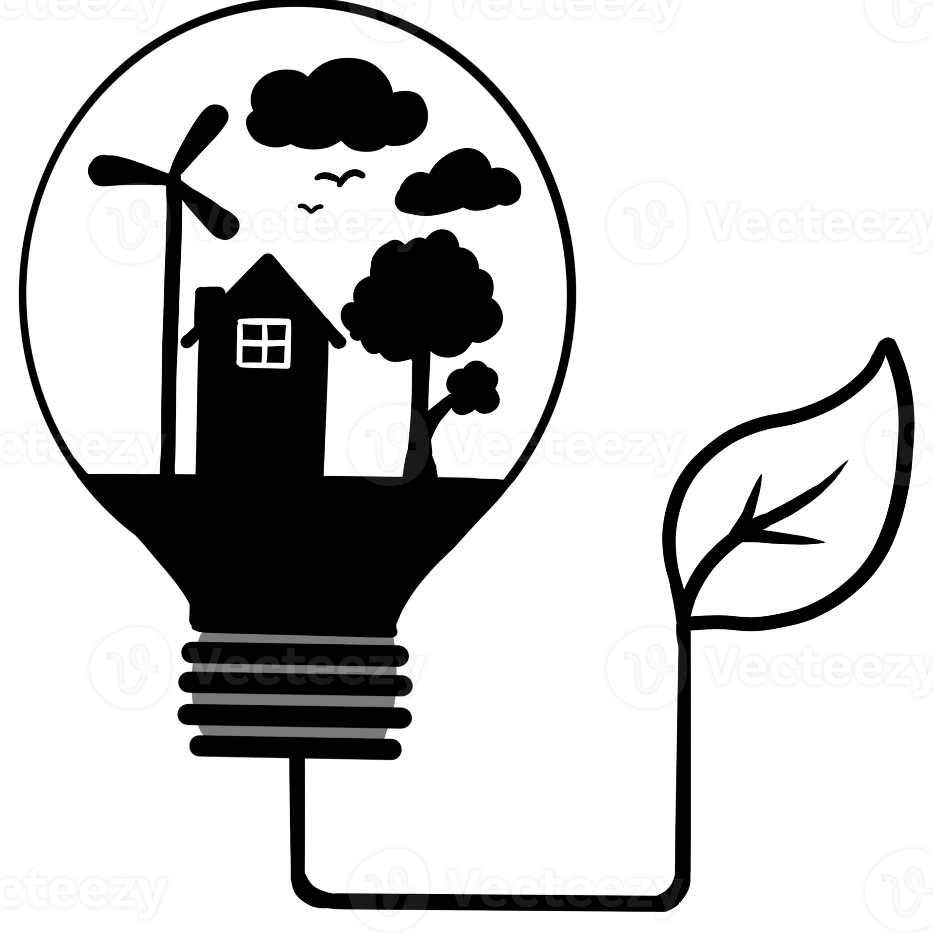 The bulb energy saving 27990661 PNG