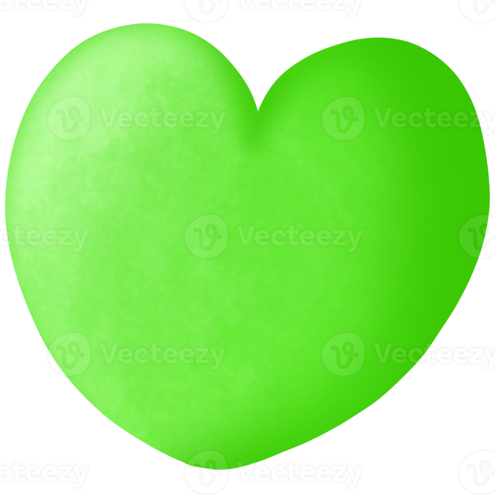 The green heart 27990674 PNG