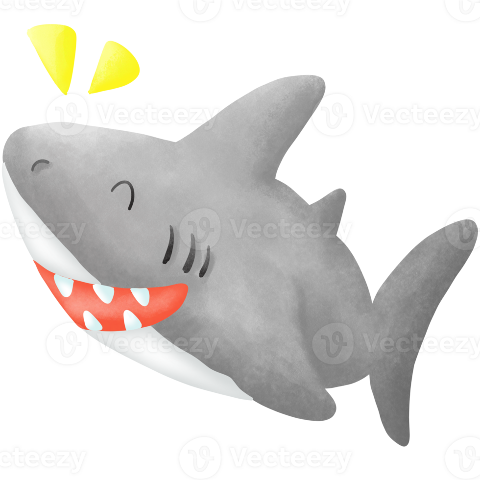 The cute shark png