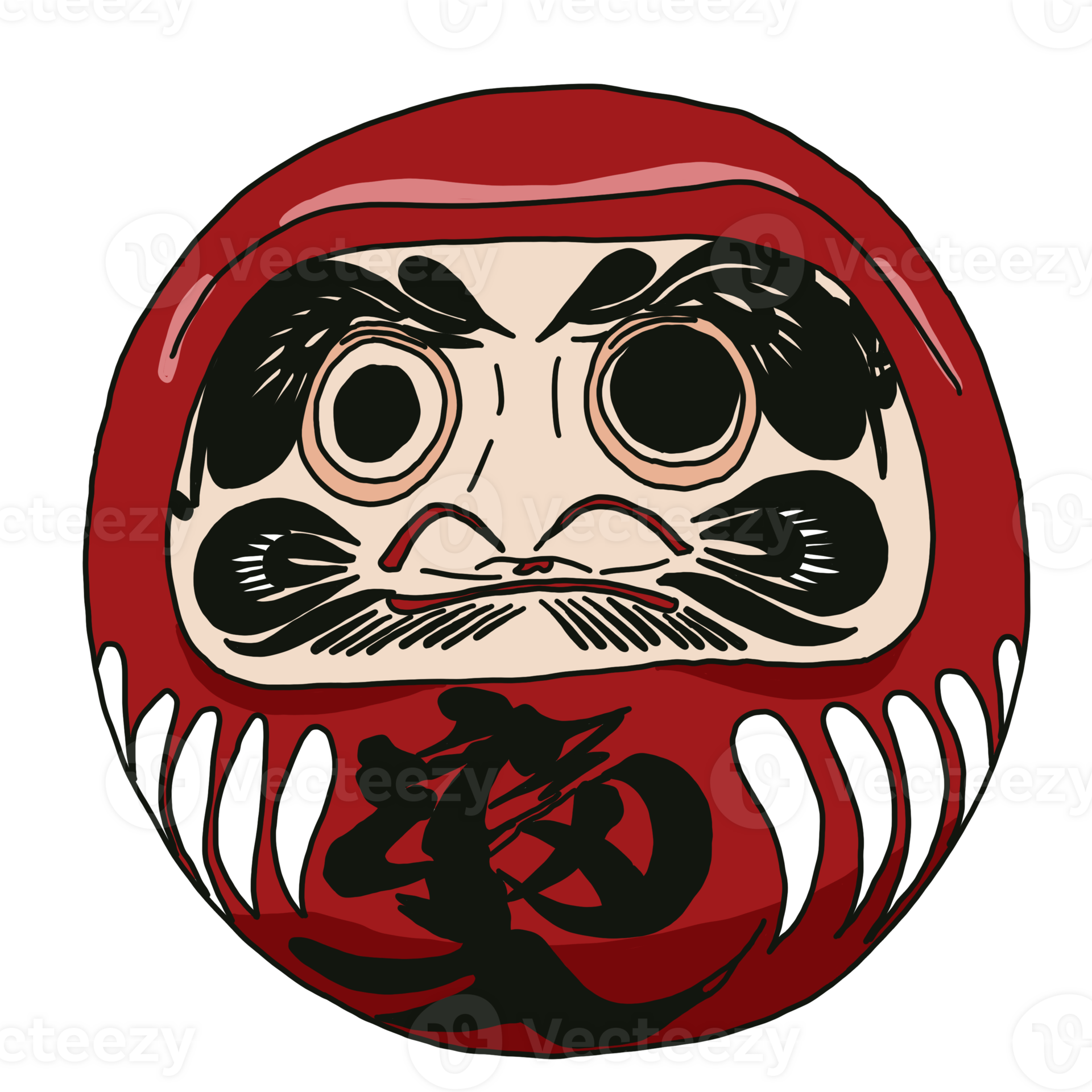 Japanese daruma doll 27990847 PNG