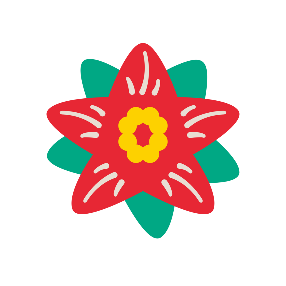 Holly Flower  Generative Ai png