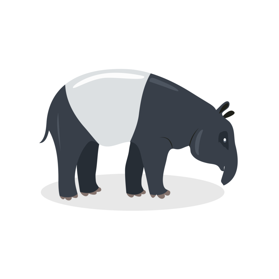 Malayan tapir Generative Ai png