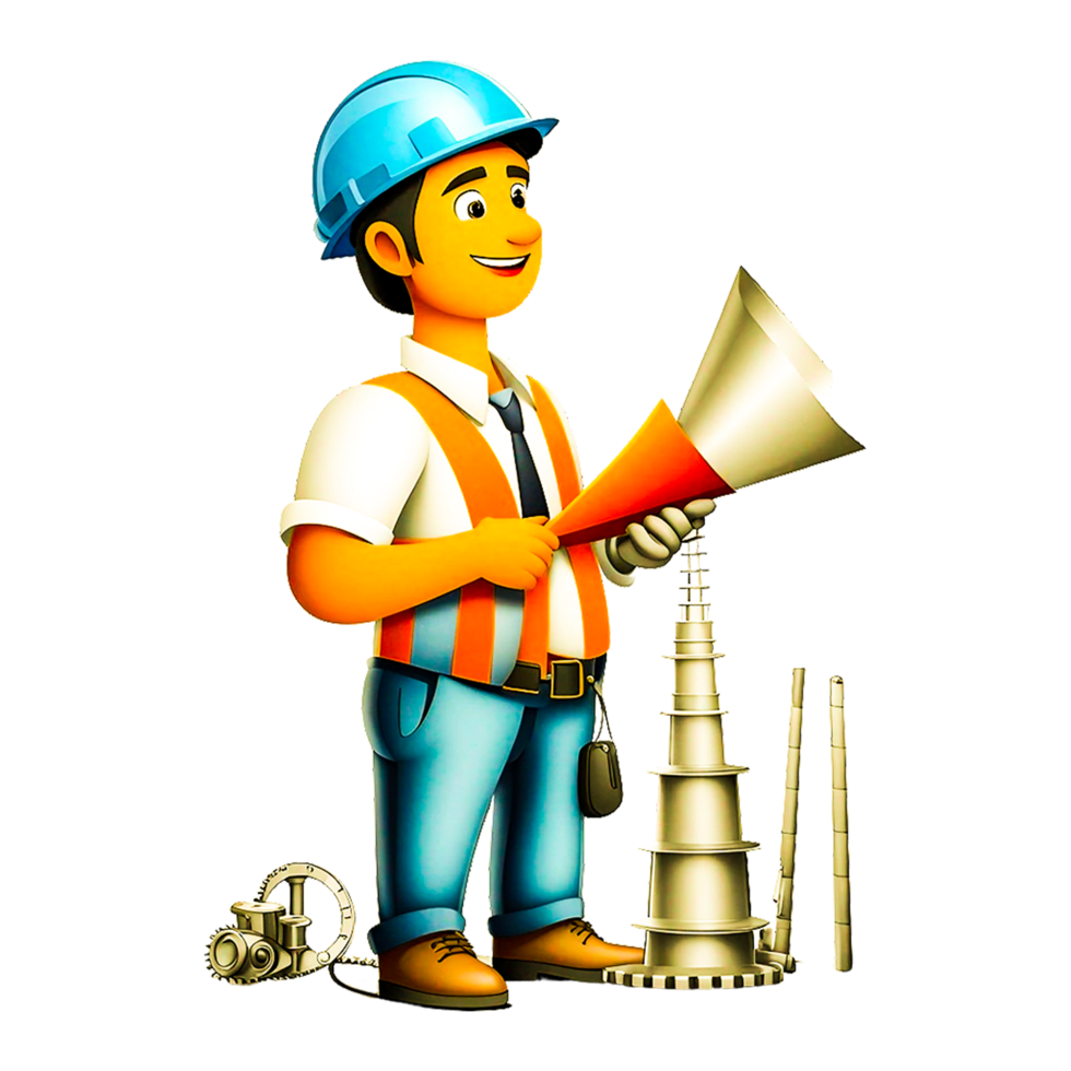 A engineer work Generative Ai png