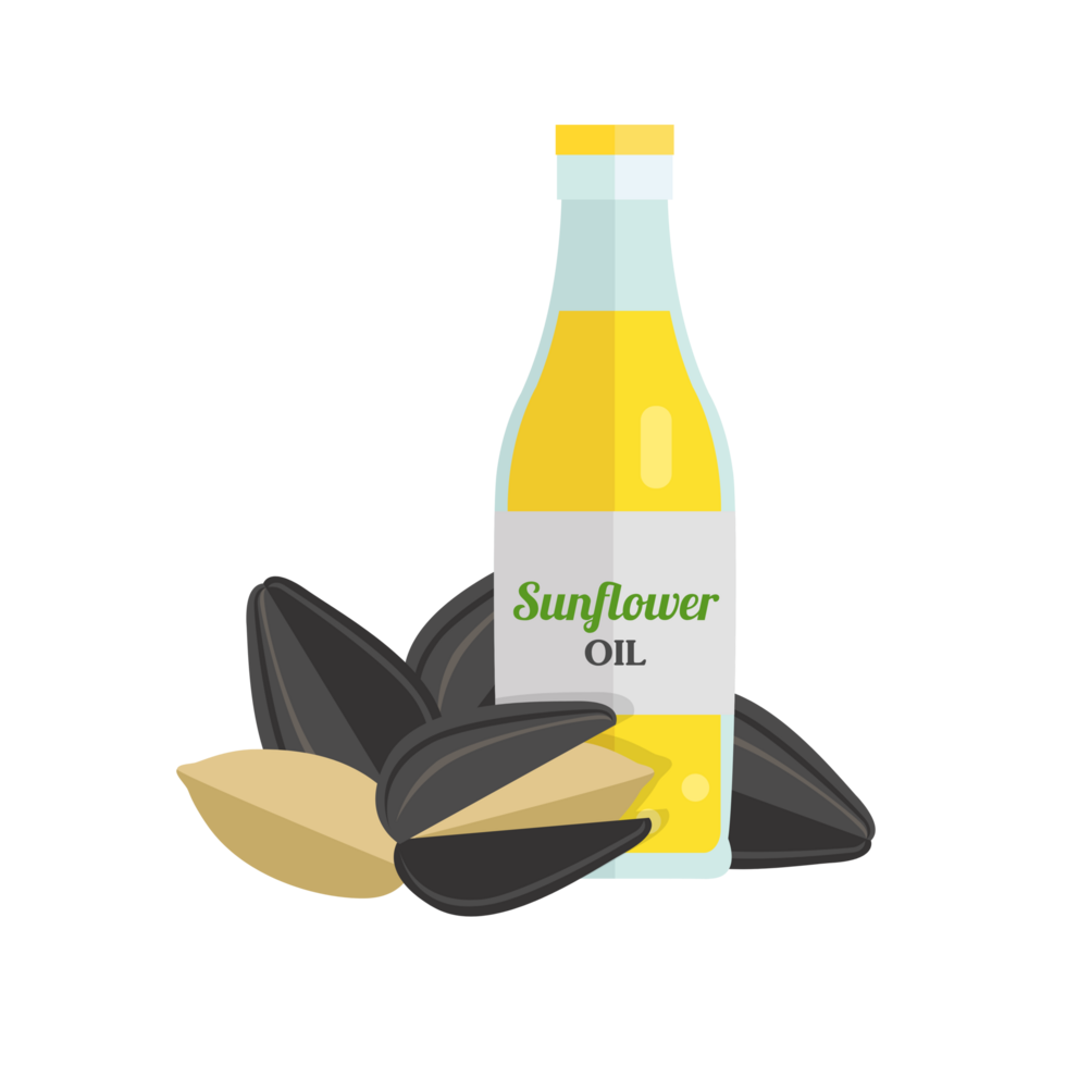 Sunflower Oil  Generative Ai png