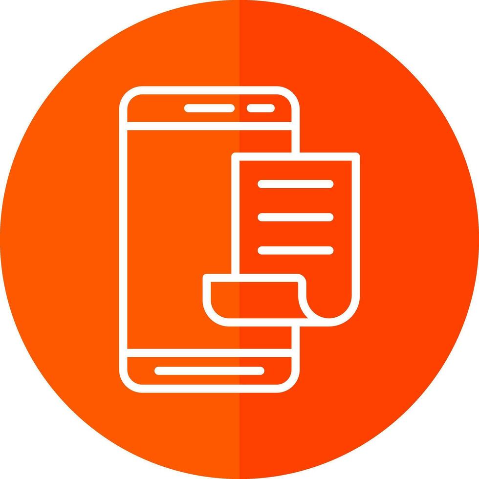 Mobile File  Vector Icon Design