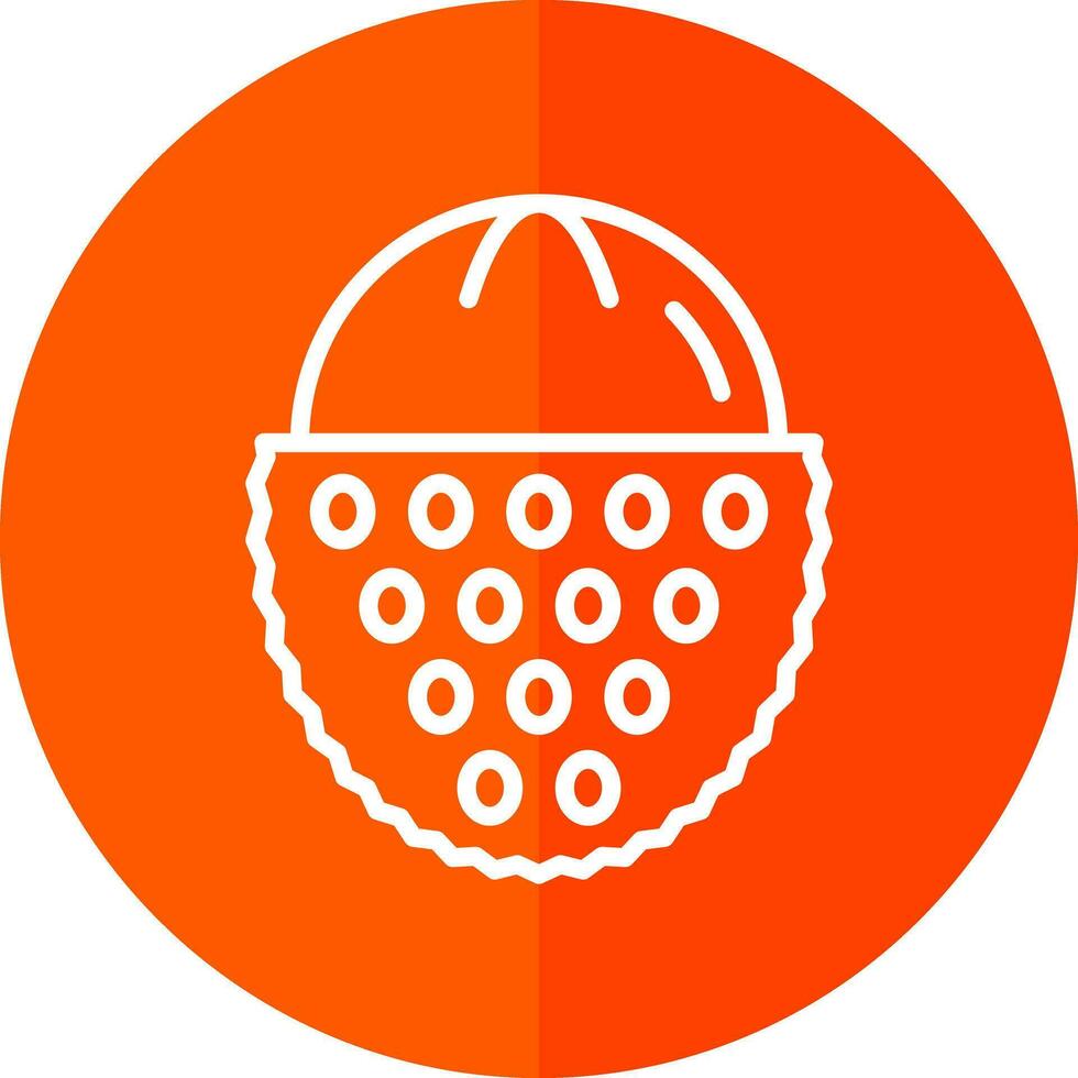 Lychee Vector Icon Design