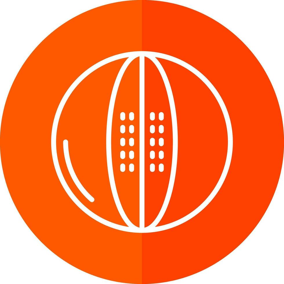 Melon Cantaloupe Vector Icon Design