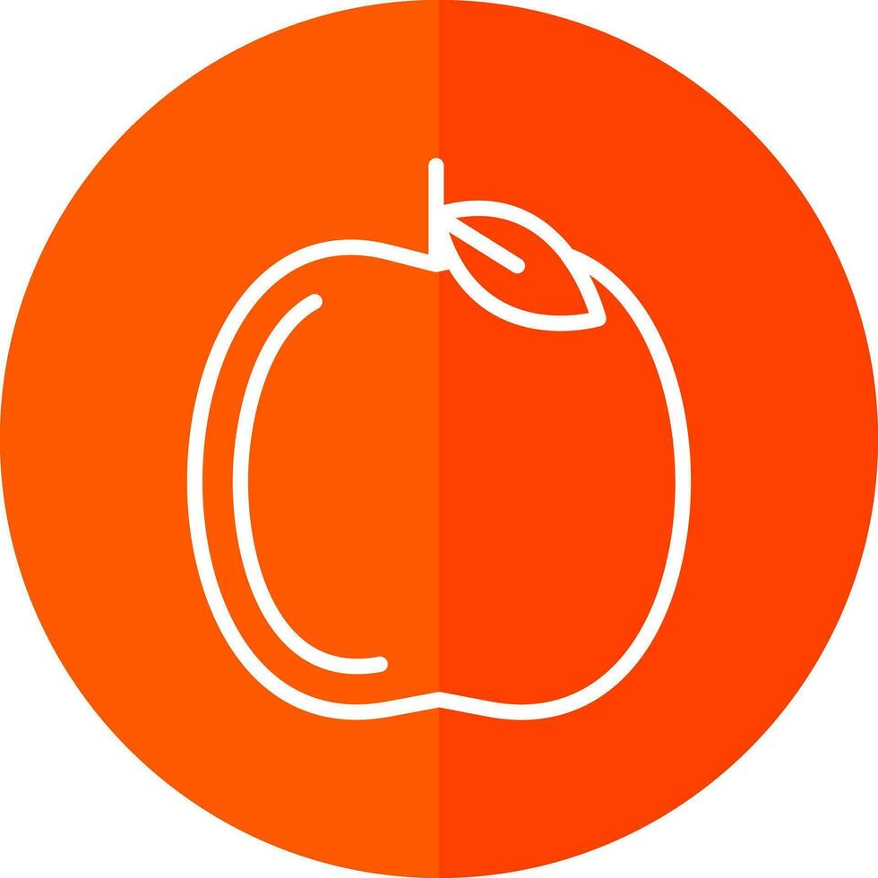 diseño de icono de vector de manzana