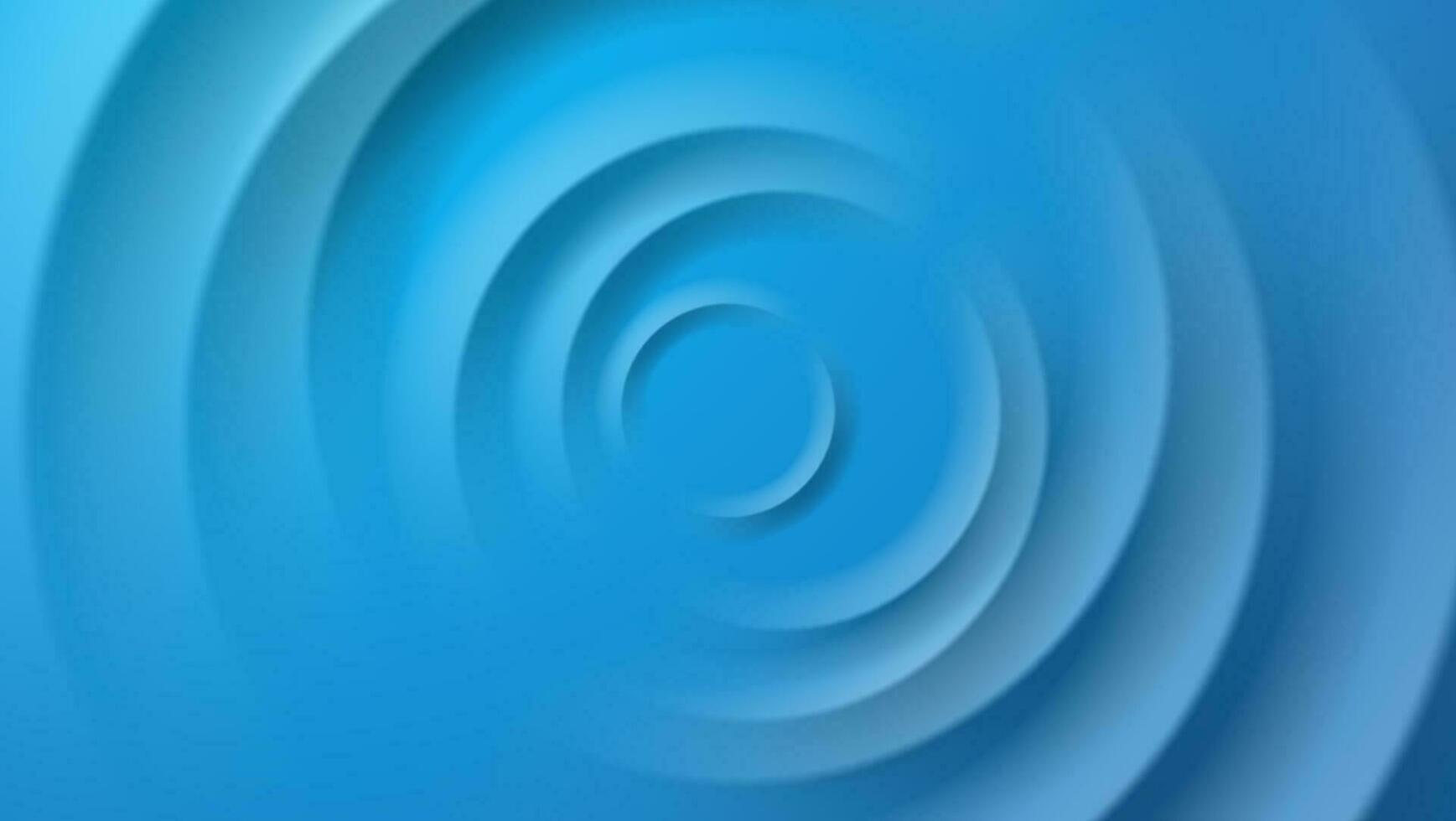 abstract blue circle background for website, presentation, banner, poster, etc. vector illustration