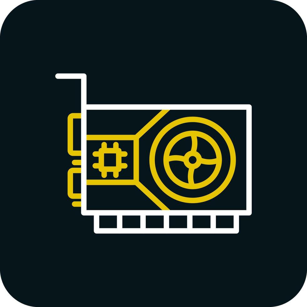 Graphic Card  Vector Icon Design