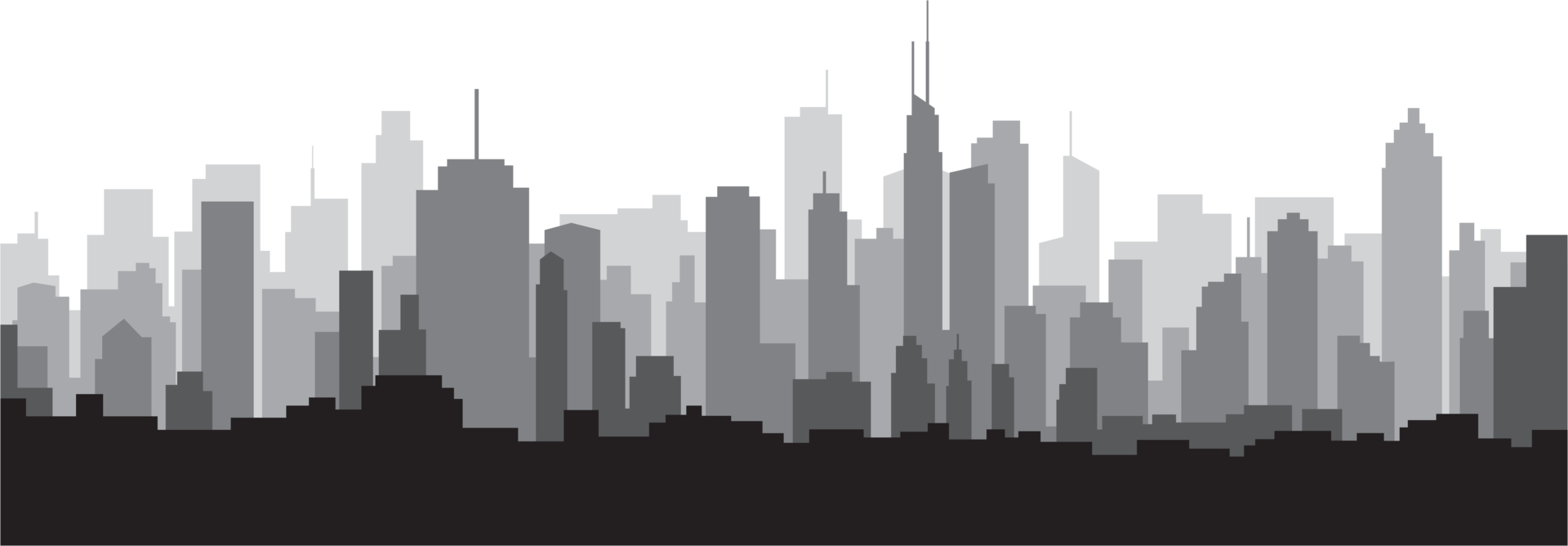 modern cityscape skyline. png
