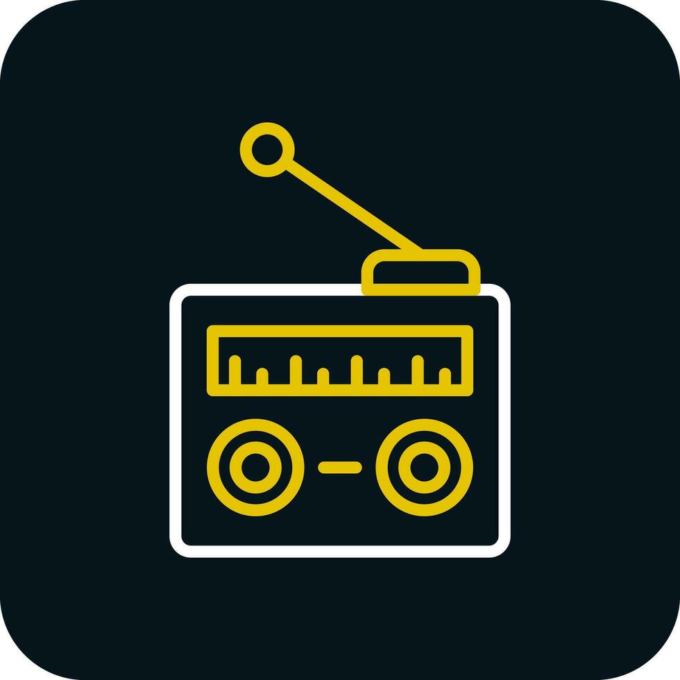 Radio  Vector Icon Design