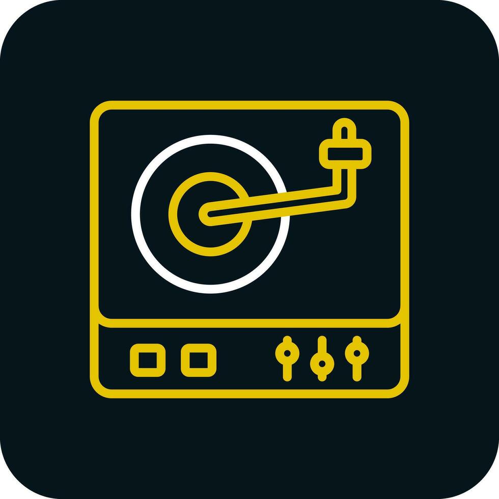 Phonograph  Vector Icon Design