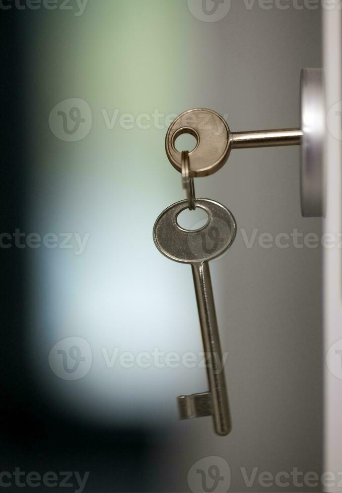 Keys in the lock photo