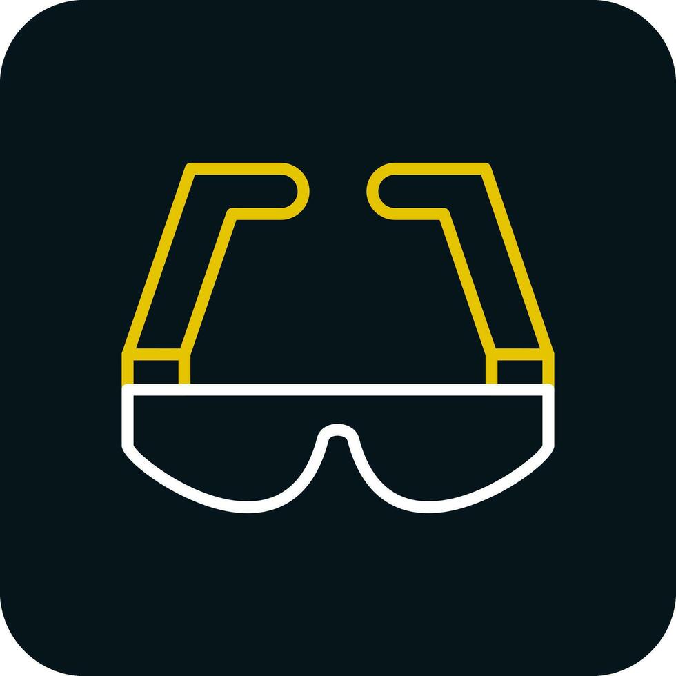 Safety Glasses  Vector Icon Design
