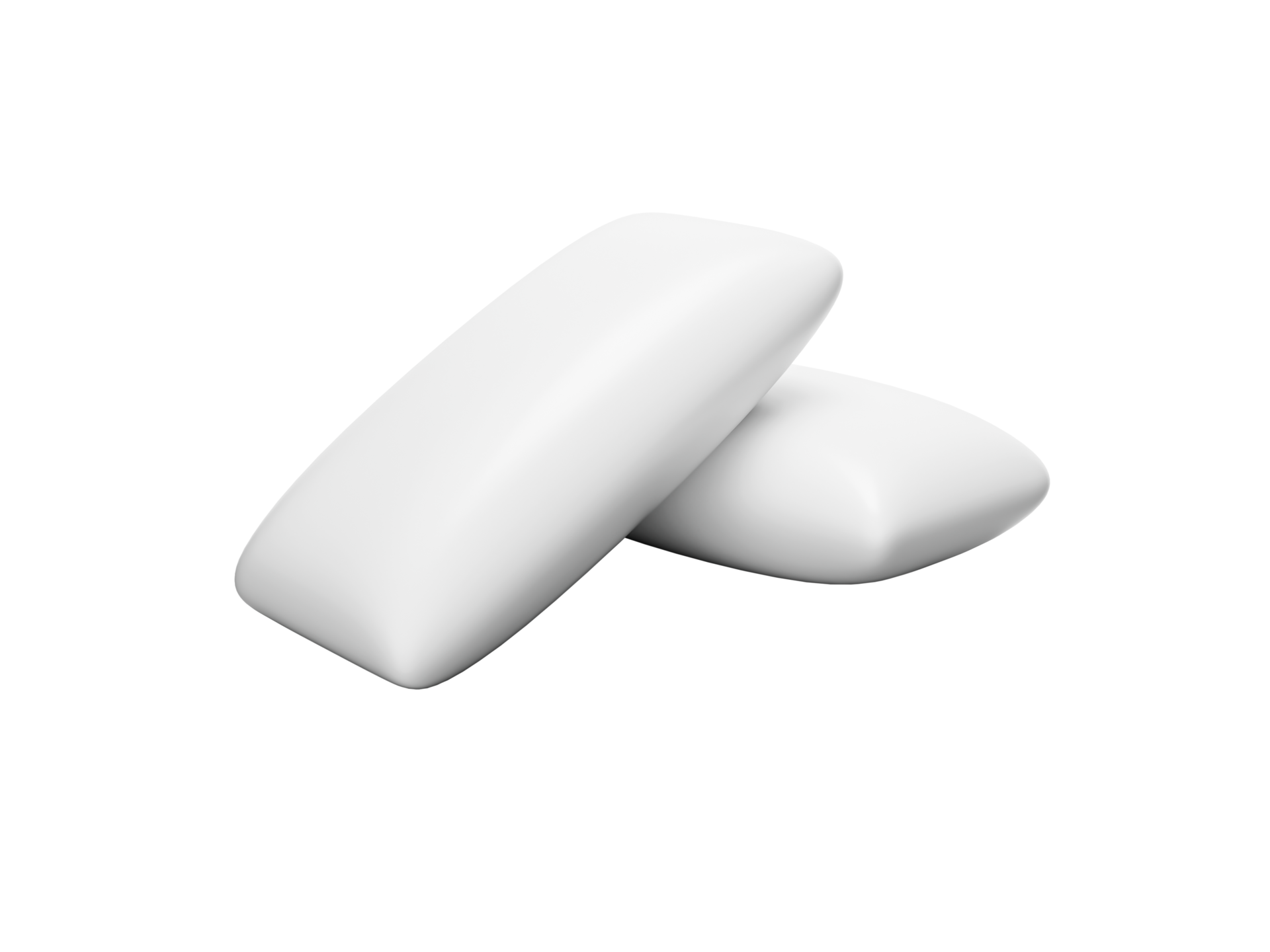Pads of bubble gum Mint chewing gum 3d illustration 27992680 PNG