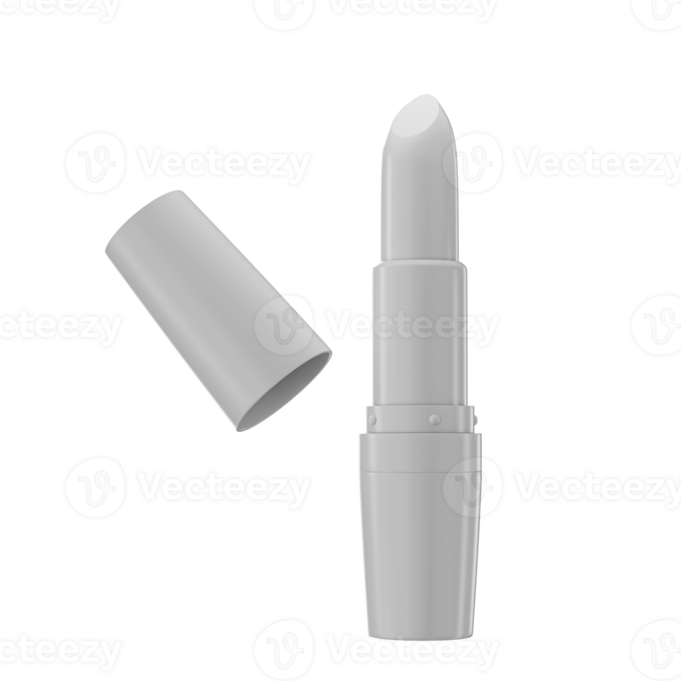 Blank lipstick mockup  3d illustration png