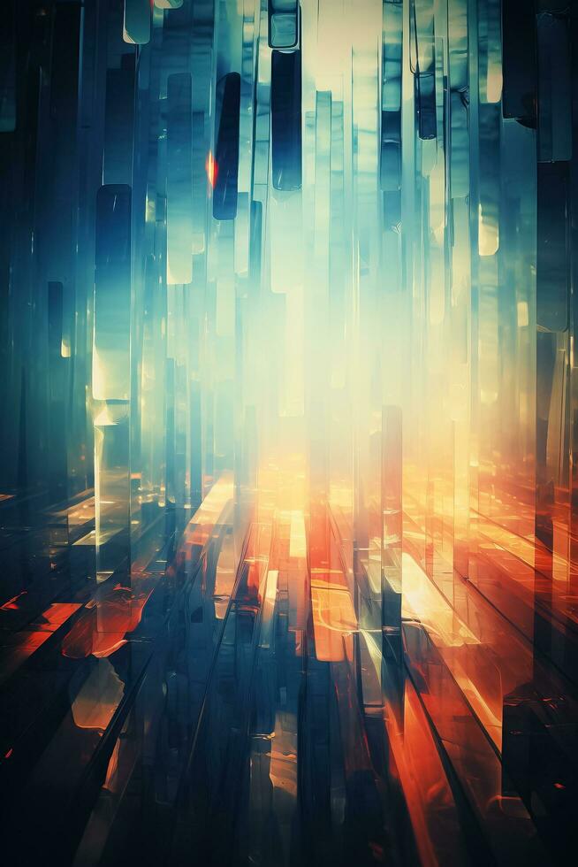 Abstract background with light leaks featuring a film strip texture photo