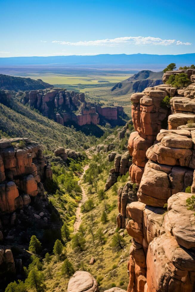 Chiricahua is a mountain range located in southeastern Arizona and southwestern New Mexico photo