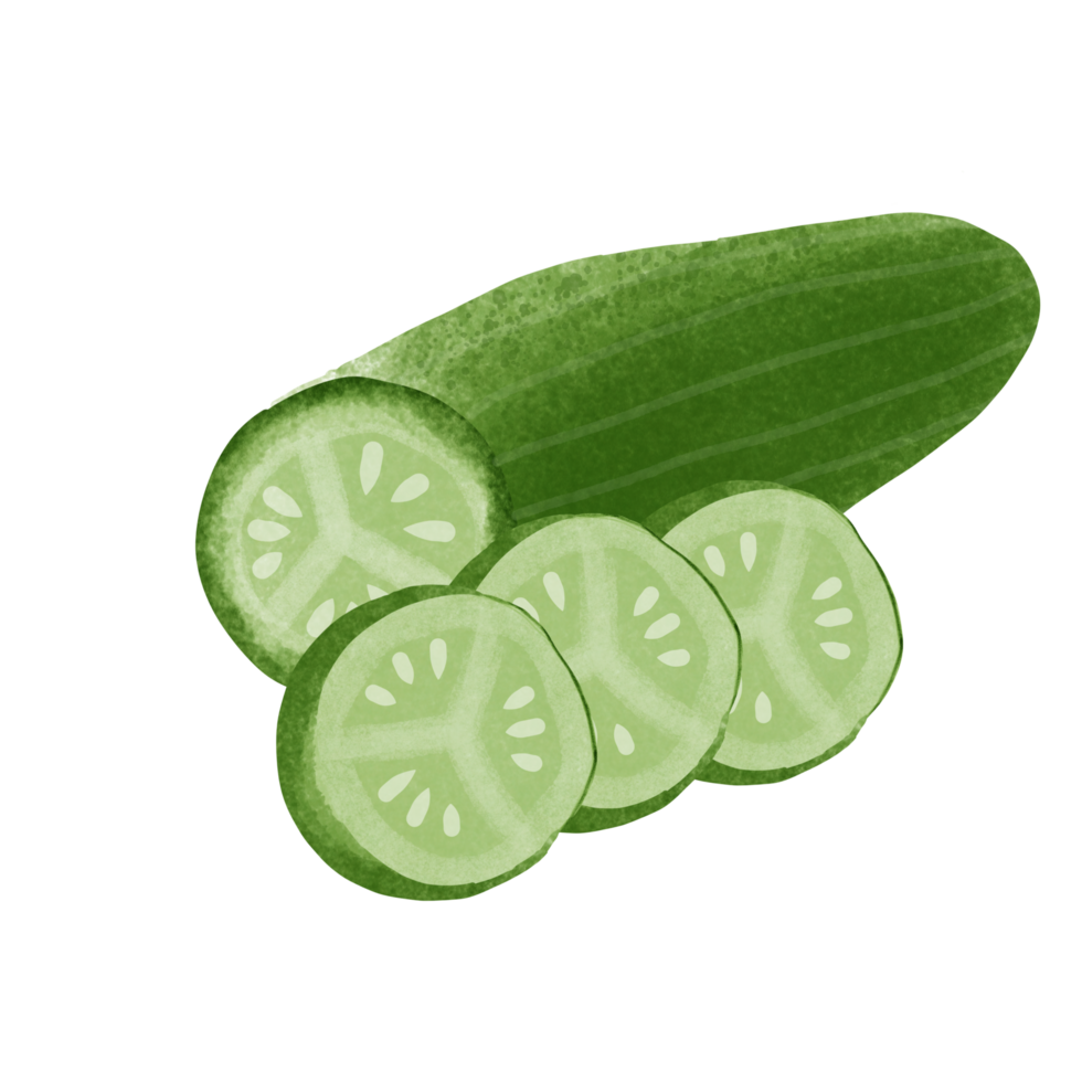 Cucumber can be made in many menus png