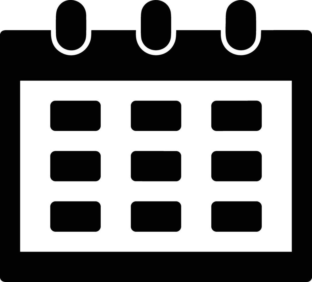 Calendar schedule icon symbol image vector. Illustration of the modern appointment reminder agenda symbol graphic design image. EPS 10 vector