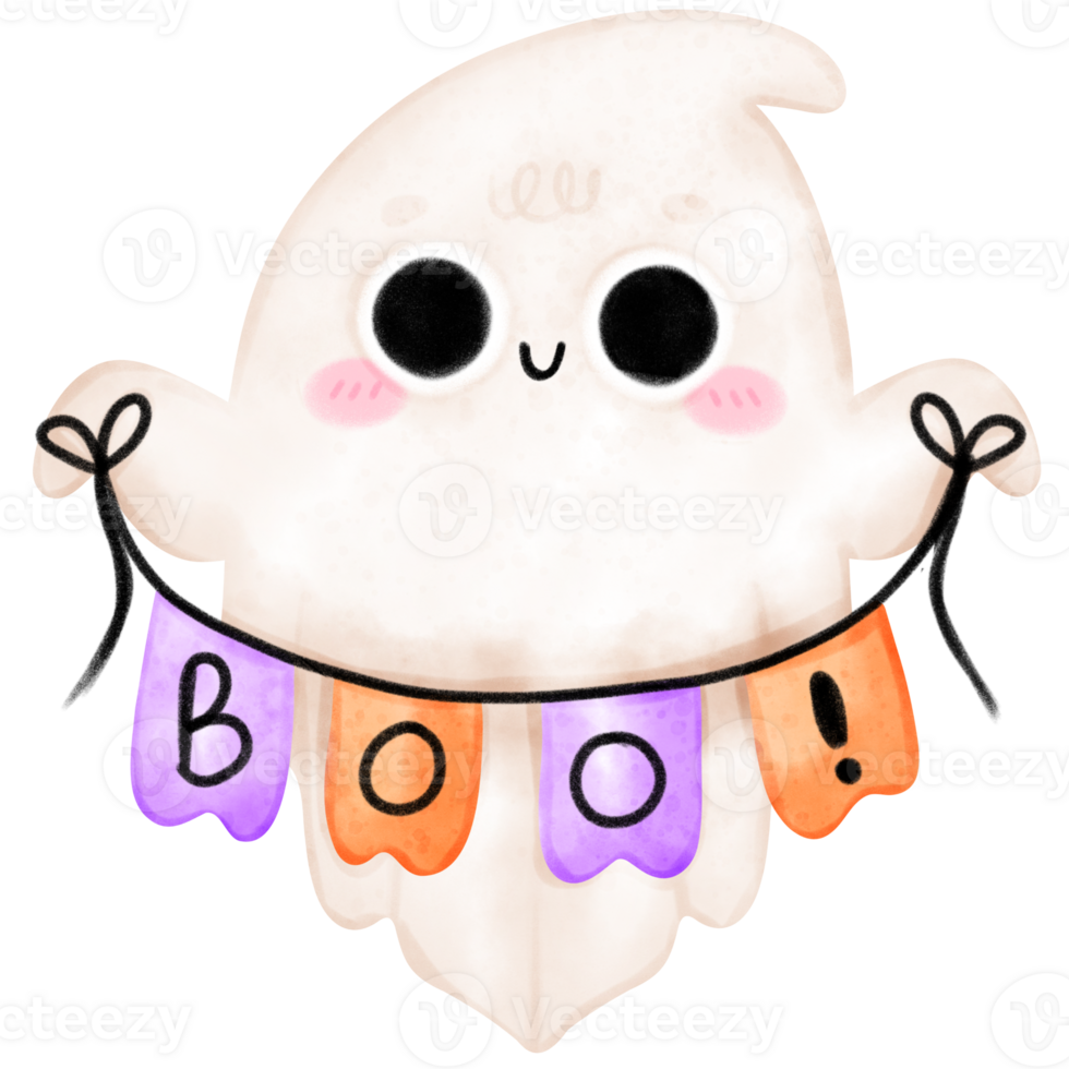 Cute ghost halloween, cute ghost png