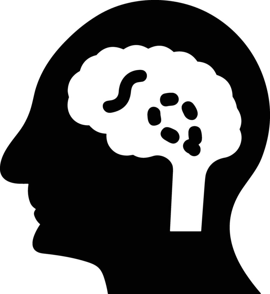 Brain idea symbol icon vector image. Illustration of the creative intelligence think design image. EPS 10