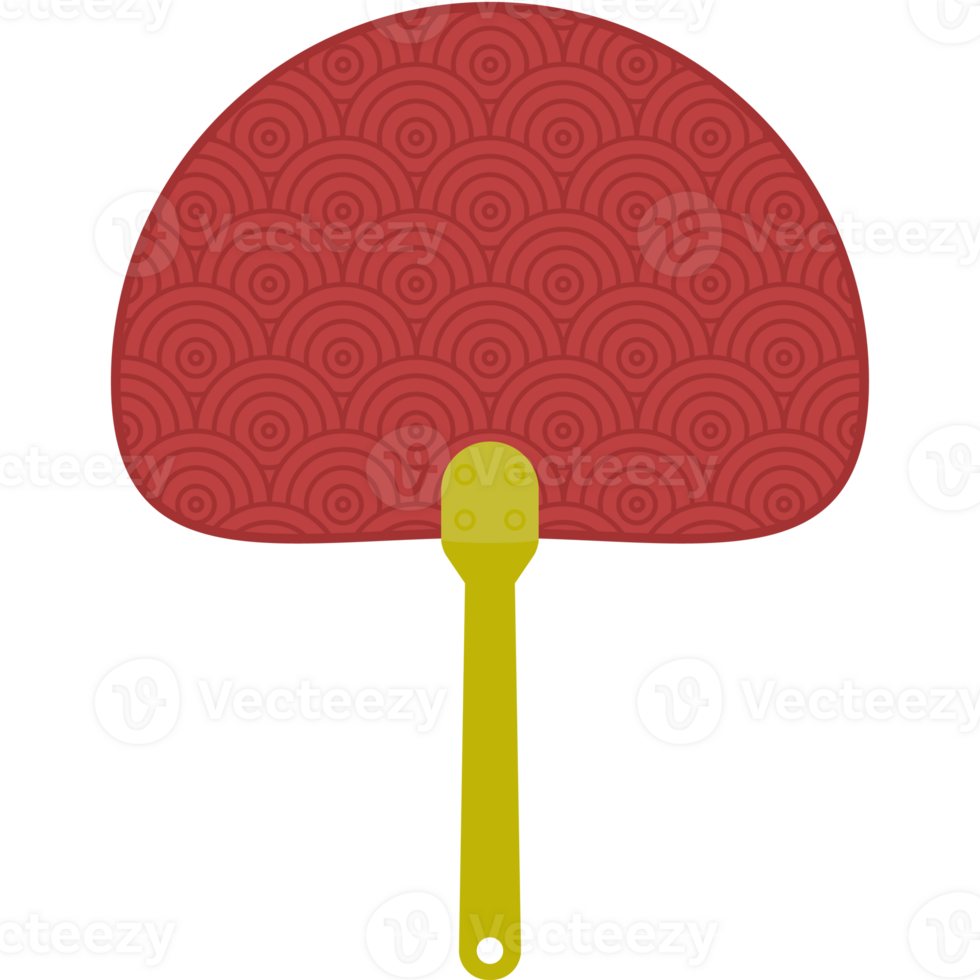 estético manual encargarse de mano ventilador Chuseok circulo estilo colección png