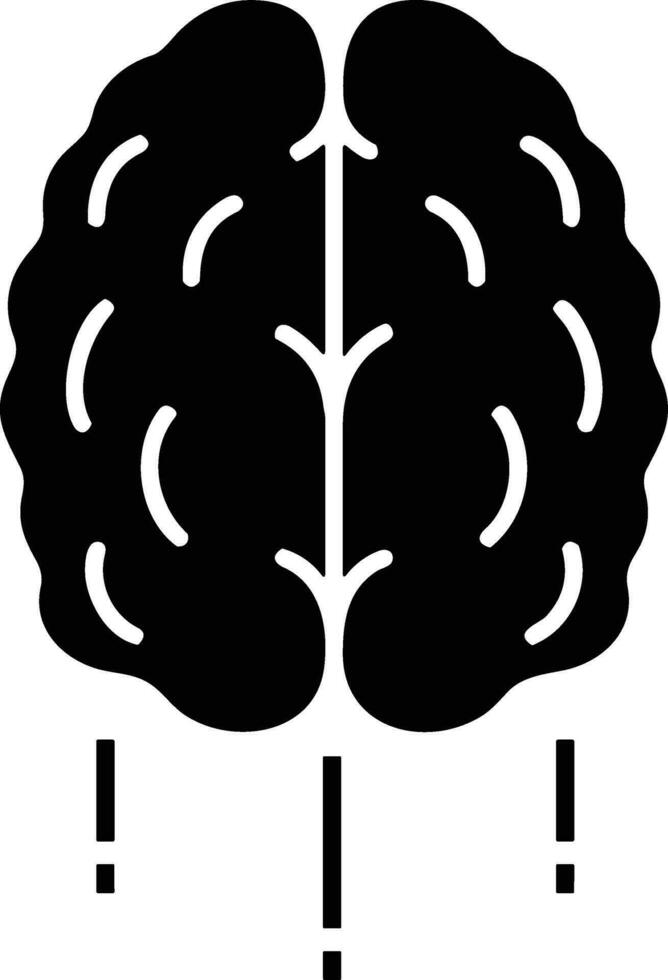 Brain idea symbol icon vector image. Illustration of the creative intelligence think design image. EPS 10