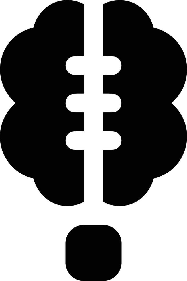 Brain idea symbol icon vector image. Illustration of the creative intelligence think design image. EPS 10