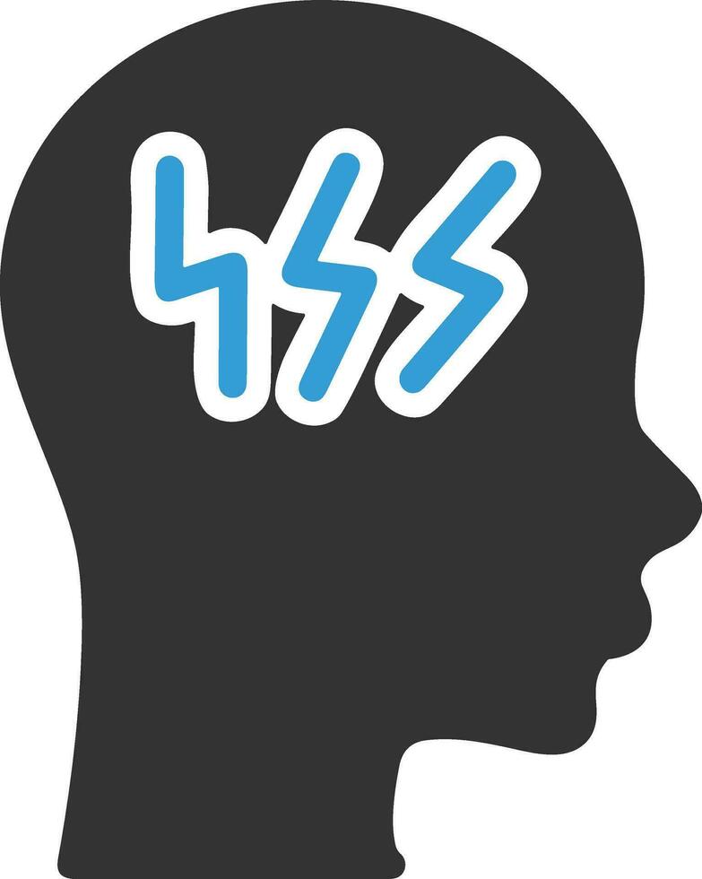 Brain idea symbol icon vector image. Illustration of the creative intelligence think design image. EPS 10