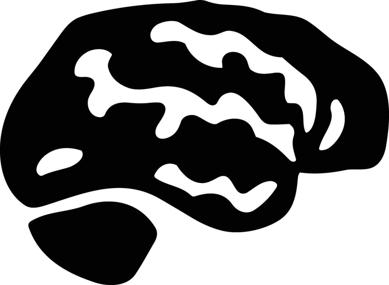 Brain idea symbol icon vector image. Illustration of the creative intelligence think design image. EPS 10