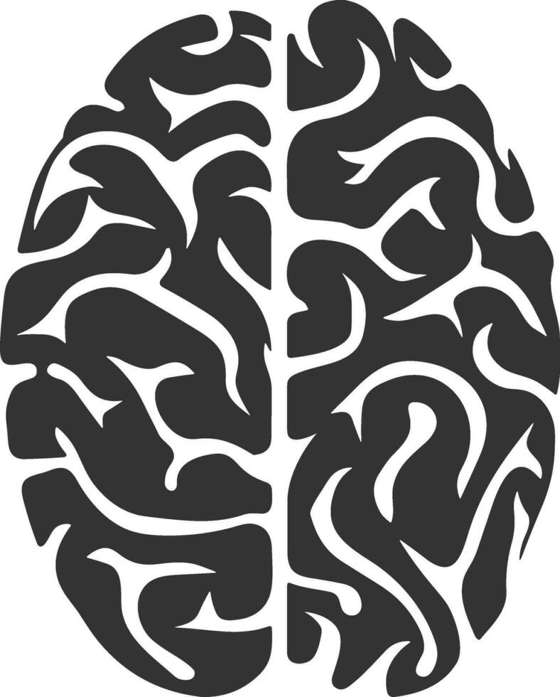 Brain idea symbol icon vector image. Illustration of the creative intelligence think design image. EPS 10