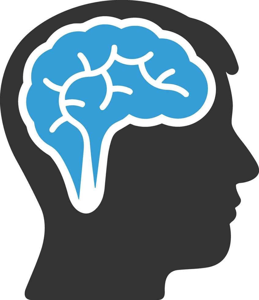 Brain idea symbol icon vector image. Illustration of the creative intelligence think design image. EPS 10