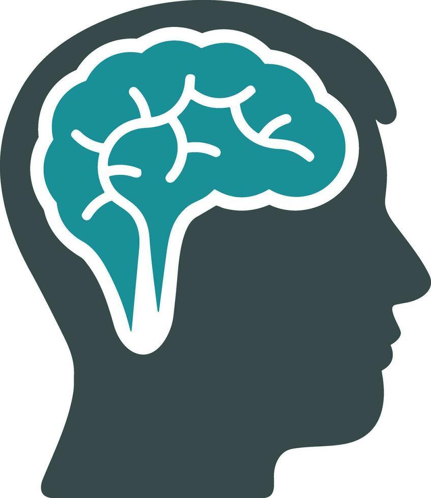 Brain idea symbol icon vector image. Illustration of the creative intelligence think design image. EPS 10