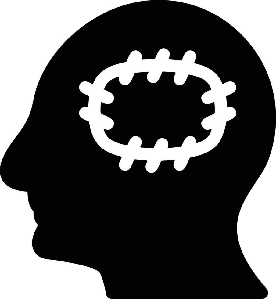 Brain idea symbol icon vector image. Illustration of the creative intelligence think design image. EPS 10